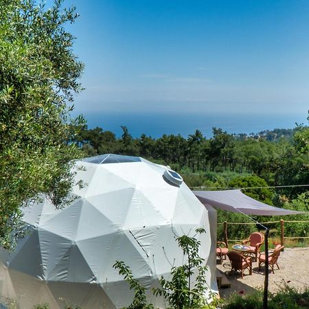 Luxury Dome Tents Ikaria Ap'Esso2 Raches (Ikaria) Exterior foto