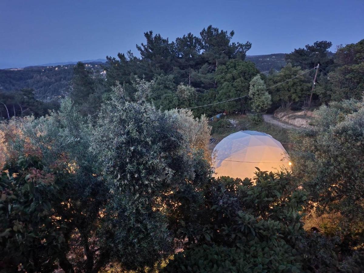 Luxury Dome Tents Ikaria Ap'Esso2 Raches (Ikaria) Exterior foto