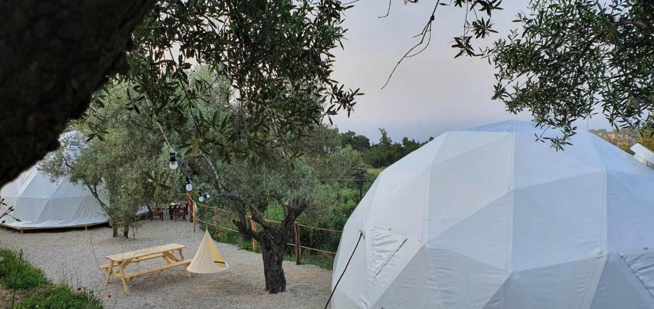 Luxury Dome Tents Ikaria Ap'Esso2 Raches (Ikaria) Exterior foto