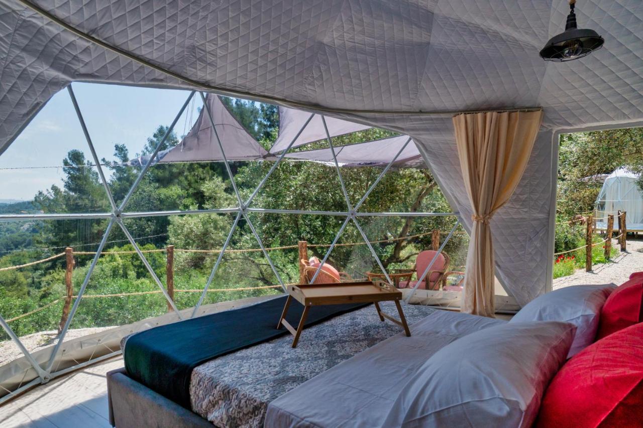 Luxury Dome Tents Ikaria Ap'Esso2 Raches (Ikaria) Exterior foto