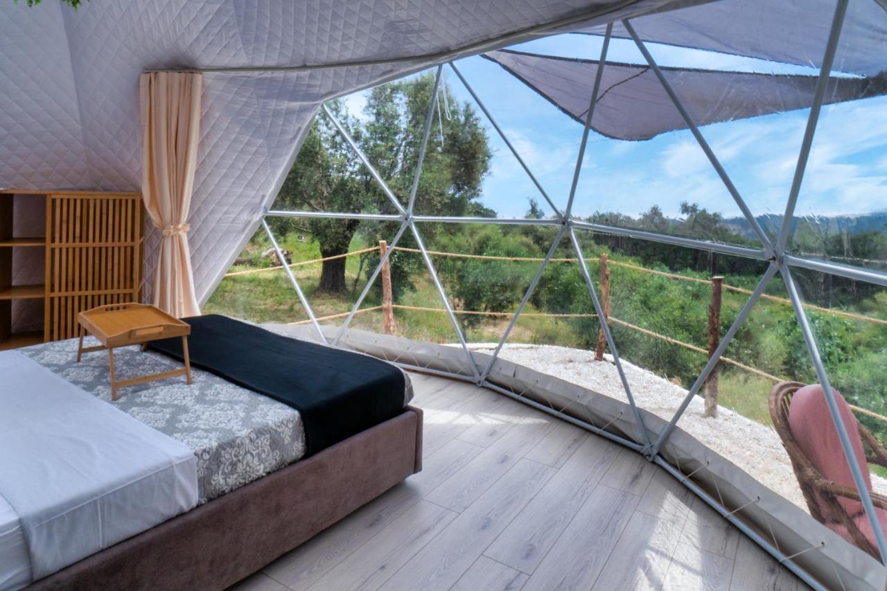 Luxury Dome Tents Ikaria Ap'Esso2 Raches (Ikaria) Exterior foto