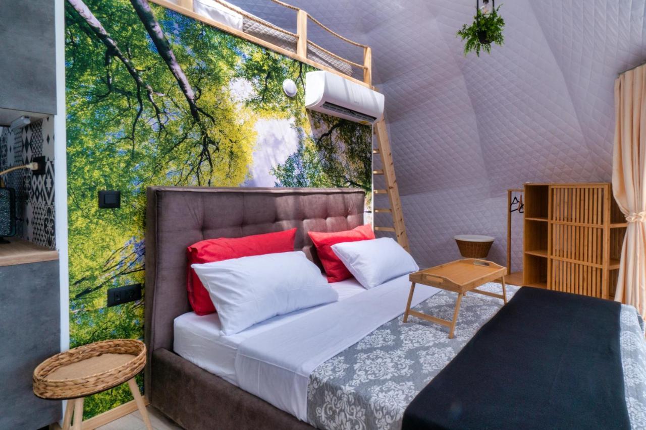 Luxury Dome Tents Ikaria Ap'Esso2 Raches (Ikaria) Exterior foto