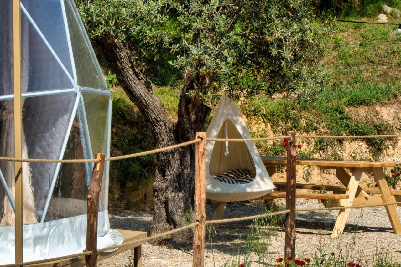 Luxury Dome Tents Ikaria Ap'Esso2 Raches (Ikaria) Exterior foto
